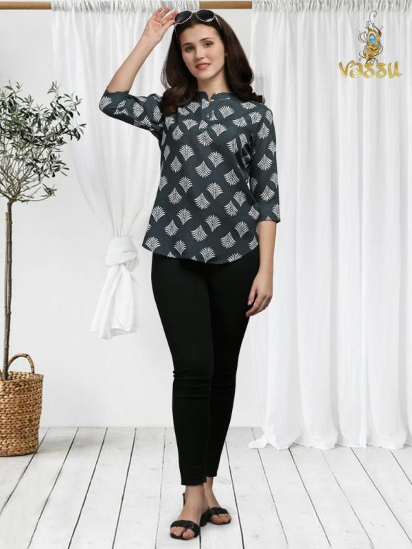 Vaasu Top 2 Stylist Cotton Printed Western Top 